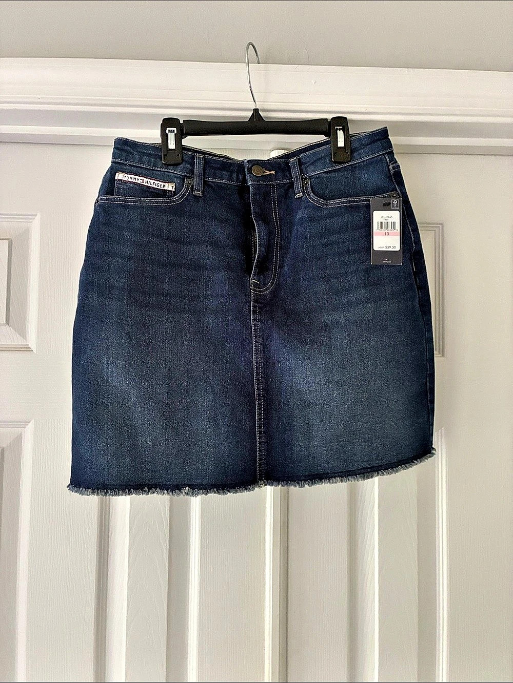 Tommy Hilfiger Denim Mini Skirt Size 10 NWT